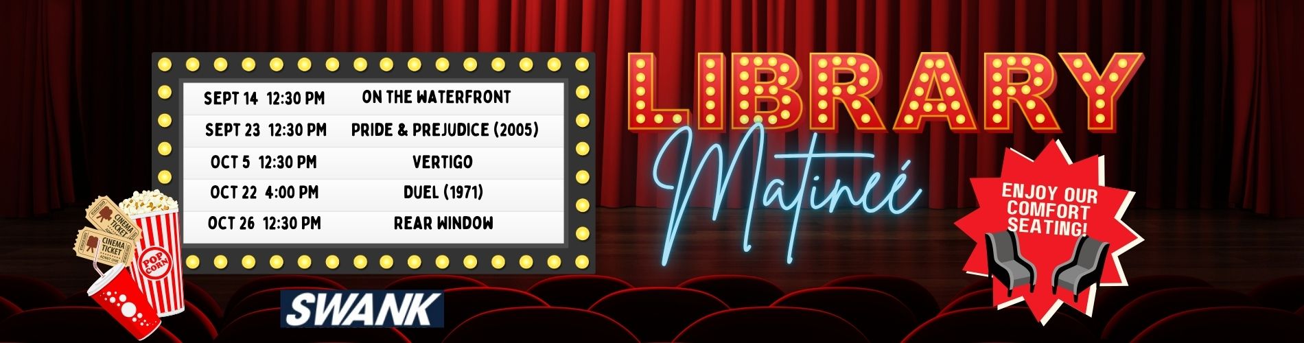 Library Matinee graphic